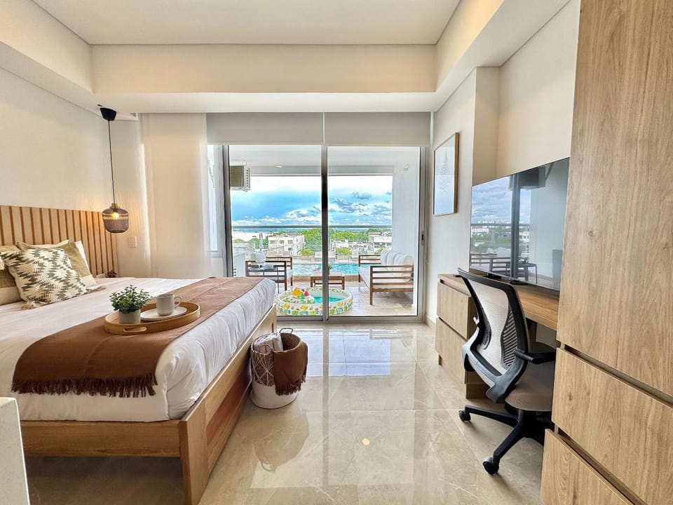 Suite Familiar + Piscinita + Vista Piscina CB536 Apartment in Cartagena