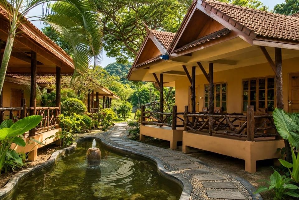 Patio, Day, Garden, Pool view