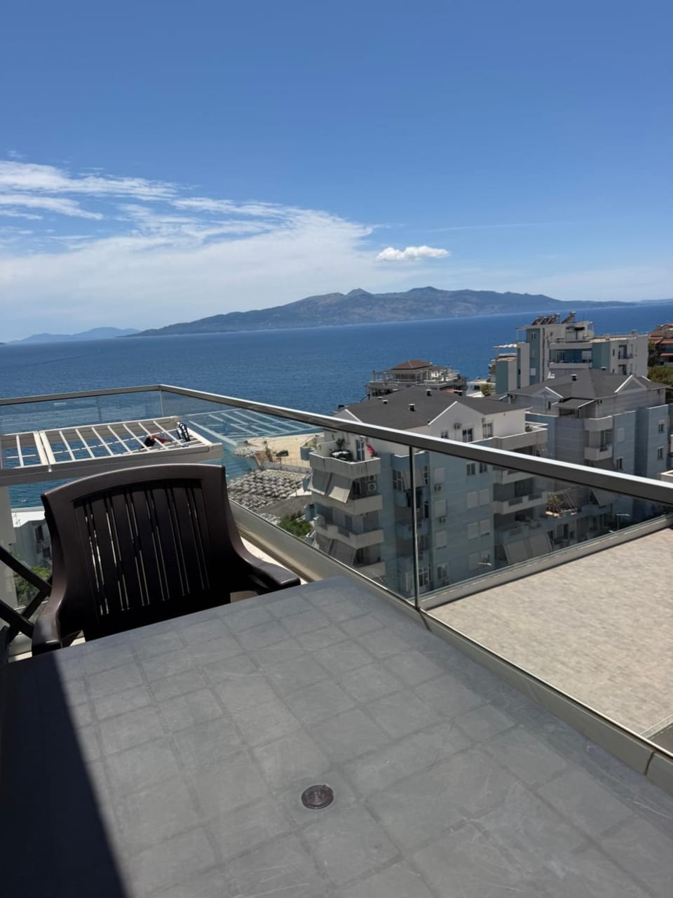 View (from property/room), Balcony/Terrace, Sea view