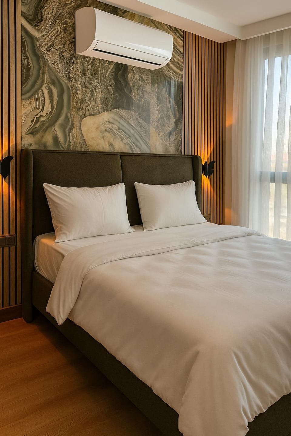 Photo of the whole room, Bedroom