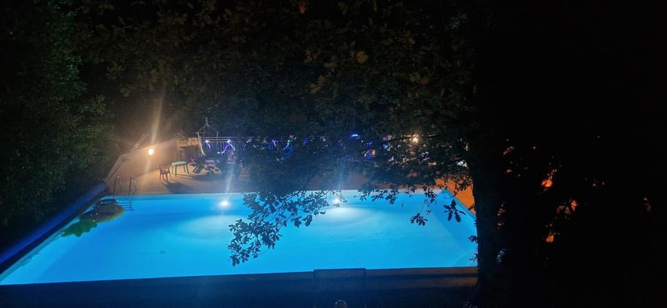 Night, People, Pool view, Swimming pool, Swimming pool, group of guests