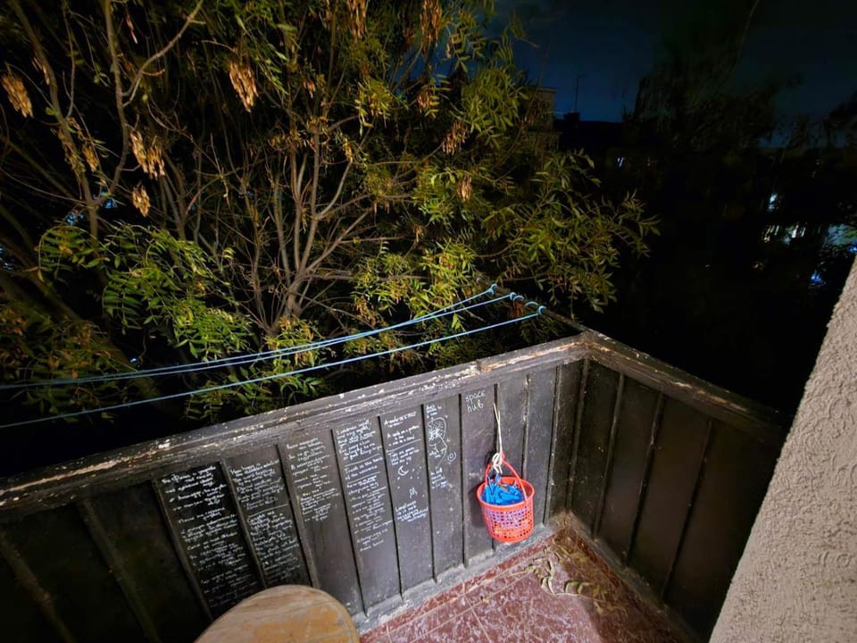 Night, Garden view