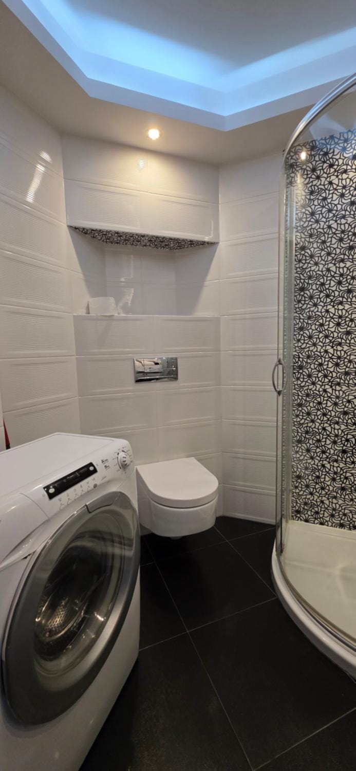Shower, Toilet, Bathroom, washing machine