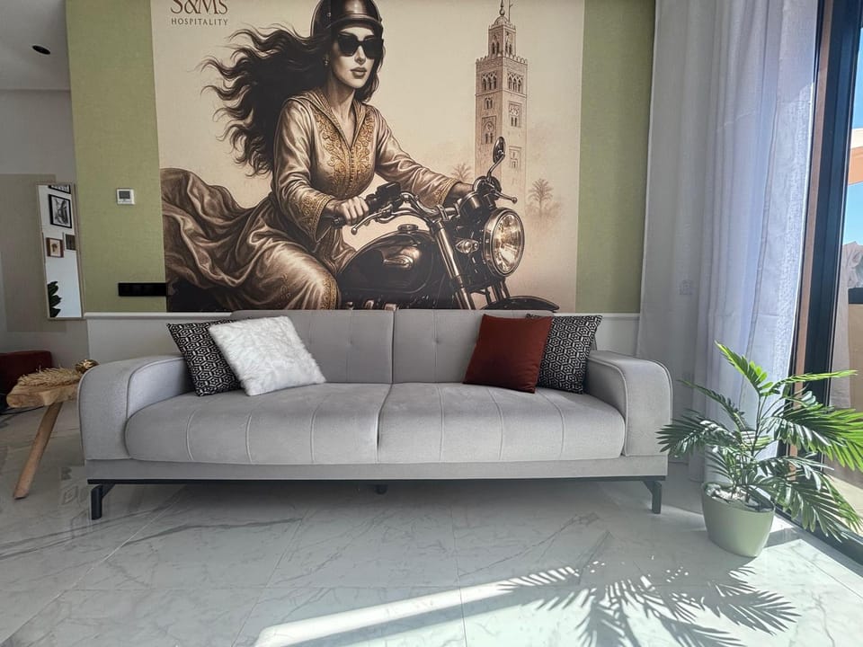 Appartement Original et unique en plein hivernage pour familles Apartment in Marrakesh