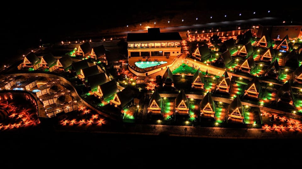 Night, Bird's eye view, City view