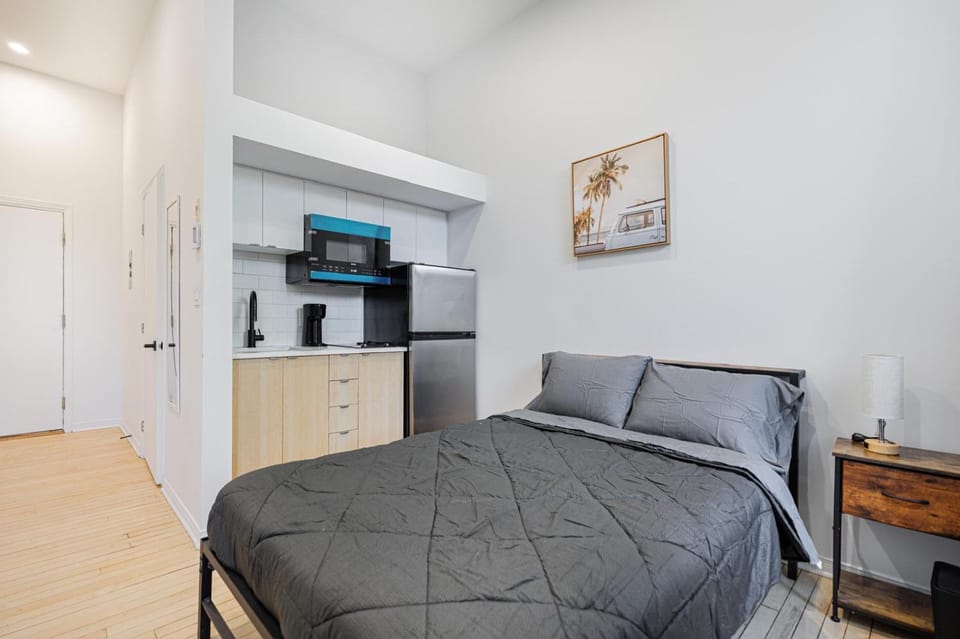 Magnificent Studio with FREE parking near downtown Apartment in Laval