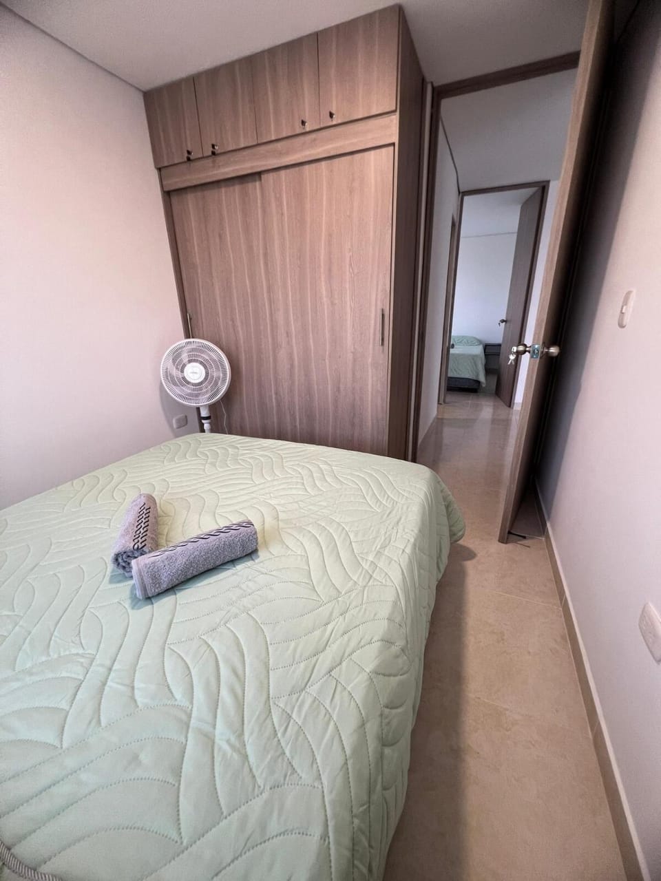 Bed, Photo of the whole room, Bedroom, wardrobe