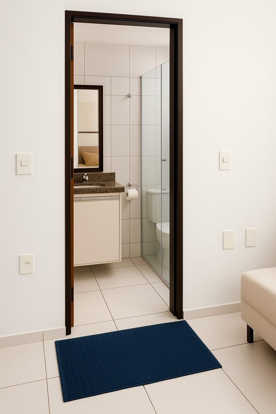 Apartamento em zona nobre com três quartos, sendo um suíte Apartment in Teresina