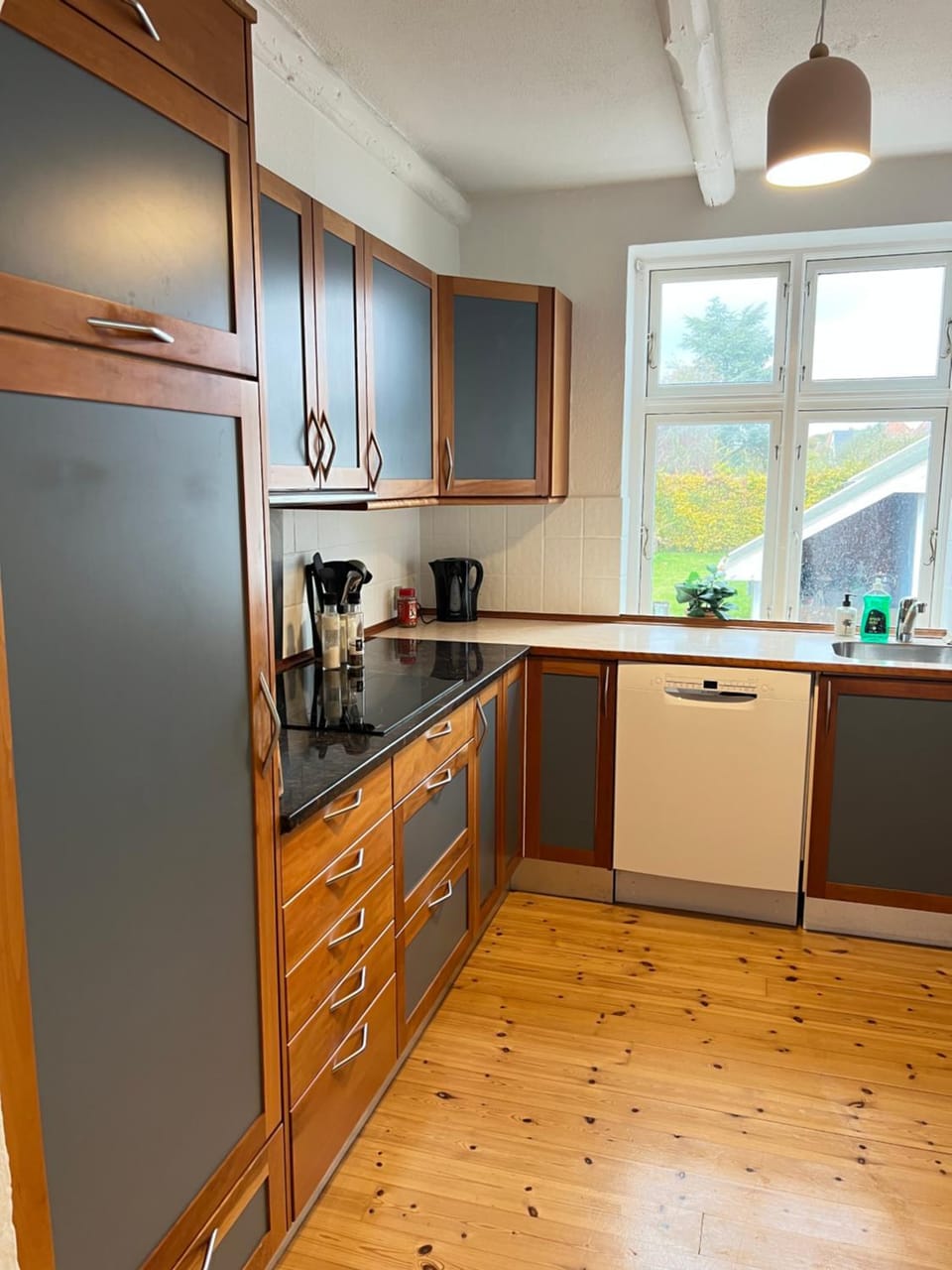 Coffee/tea facilities, Kitchen or kitchenette, dishwasher, oven, stove