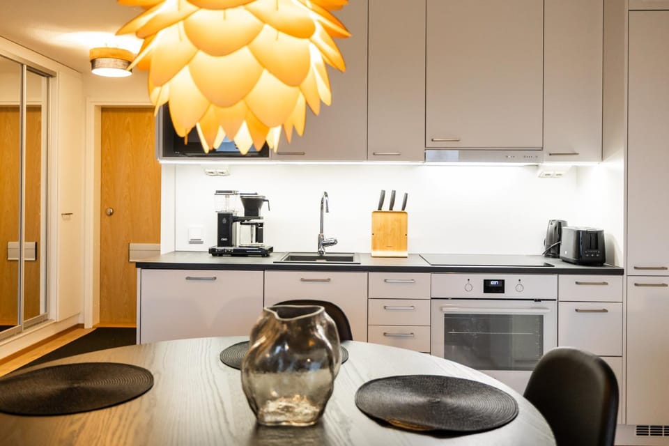 Coffee/tea facilities, Kitchen or kitchenette, Photo of the whole room, toaster