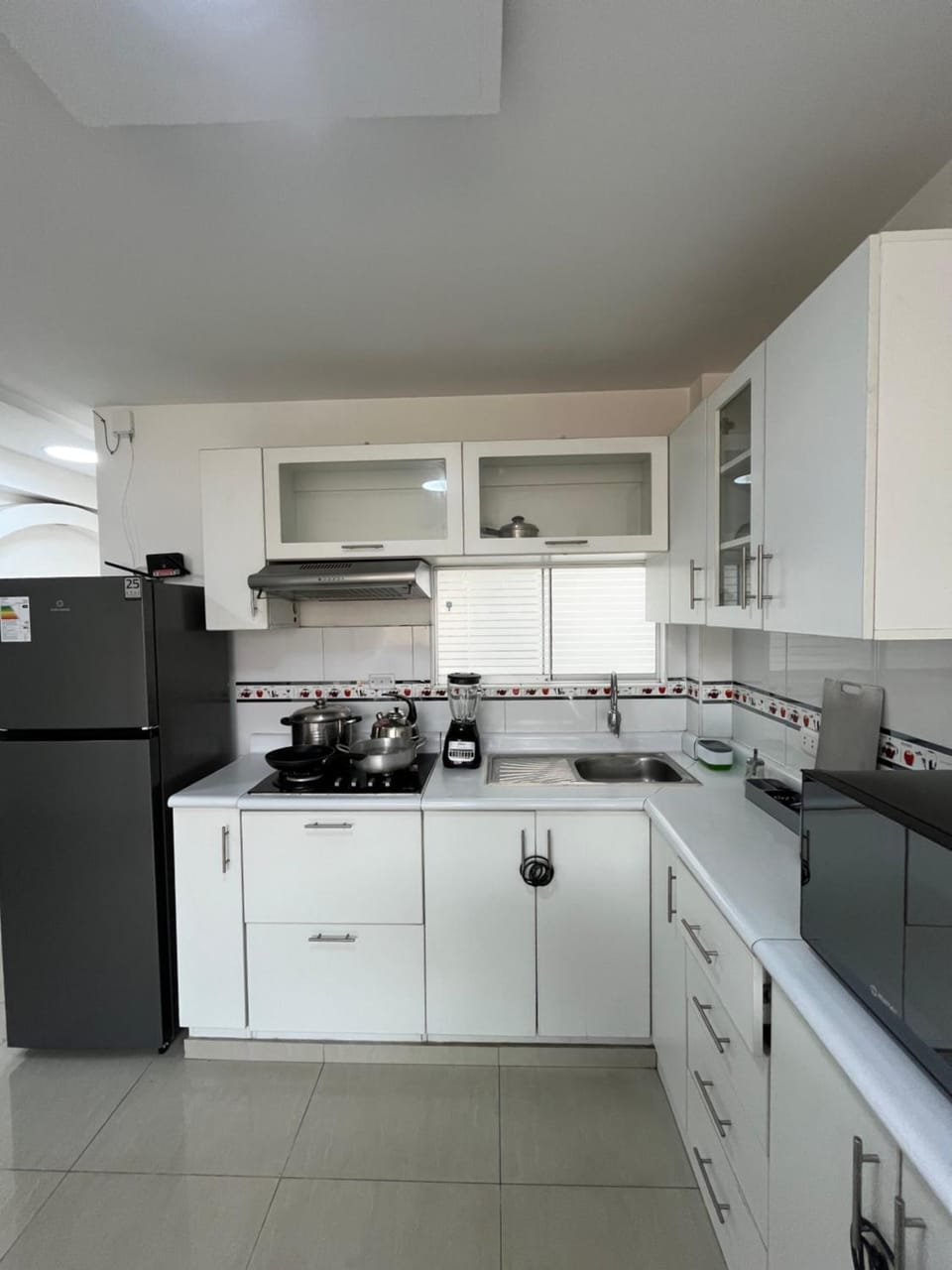 microwave, kitchen