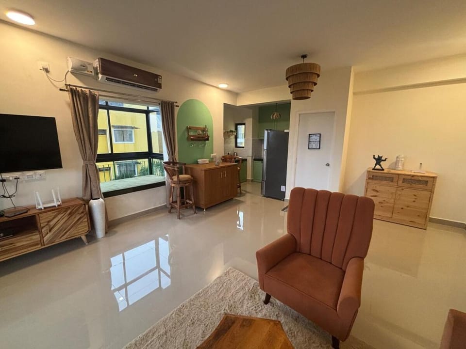 Sukoon - Kudrat's Nilaya 1BHK w pool Apartment in Canacona