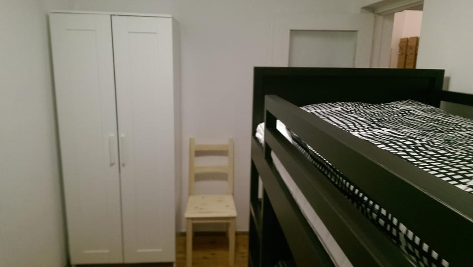 Photo of the whole room, bunk bed