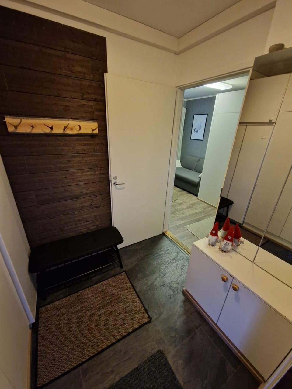 Photo of the whole room, wardrobe