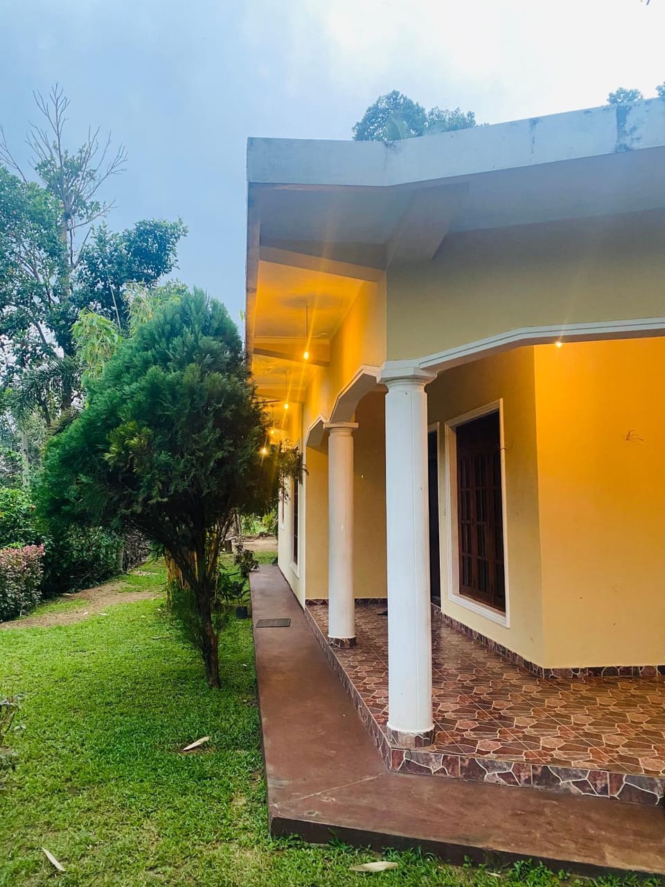 Property building, Garden view