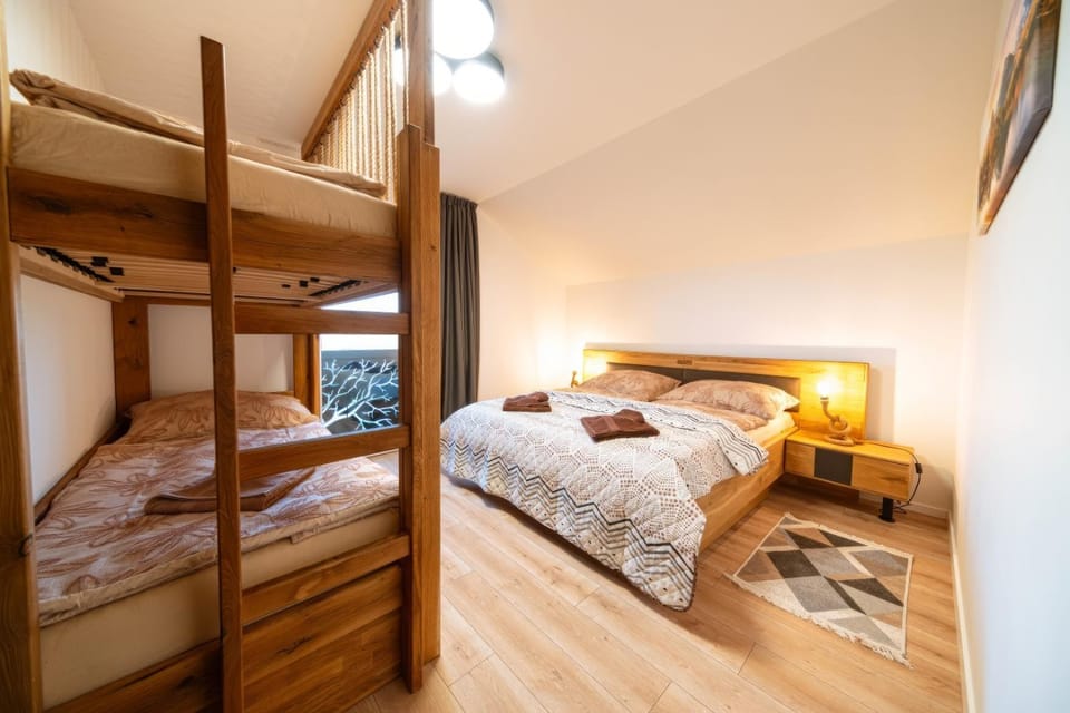 Photo of the whole room, Bedroom, bunk bed