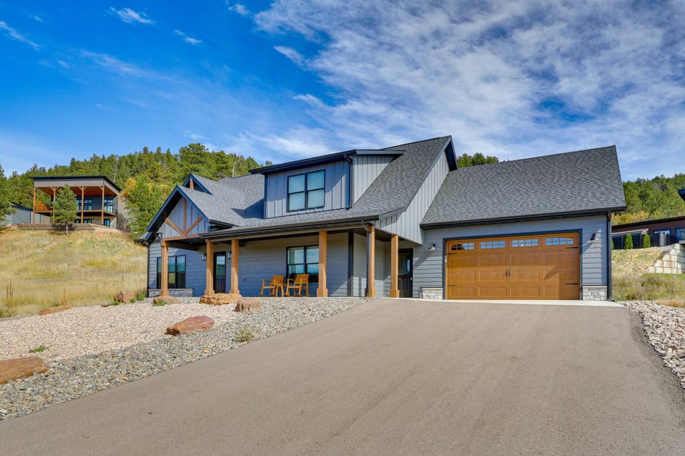 Luxe, New-Build Sturgis Retreat w/ Mountain Views House in North Lawrence