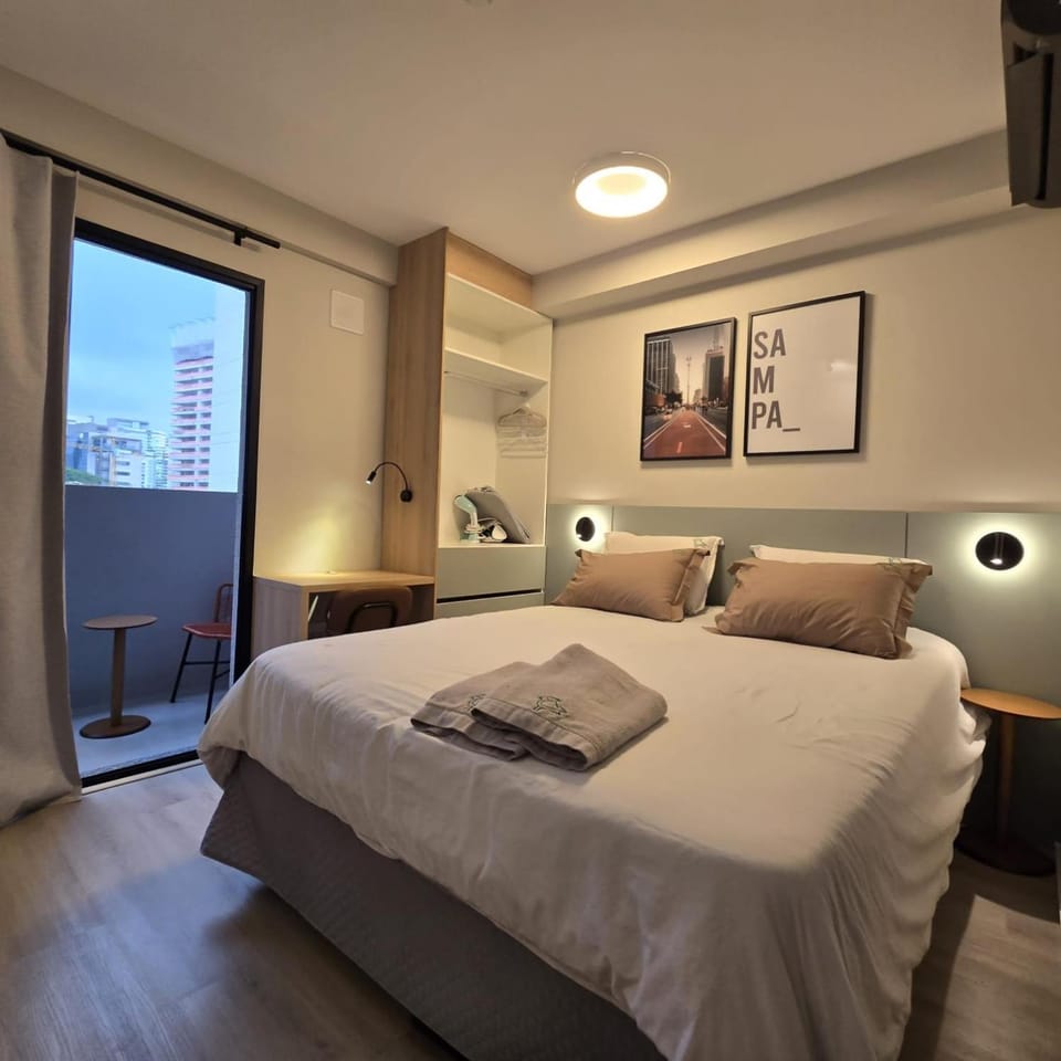 Brooklin Smart - Cama Queen - Próximo ao Metrô e Shopping Morumbi Apartment in Sao Paulo City