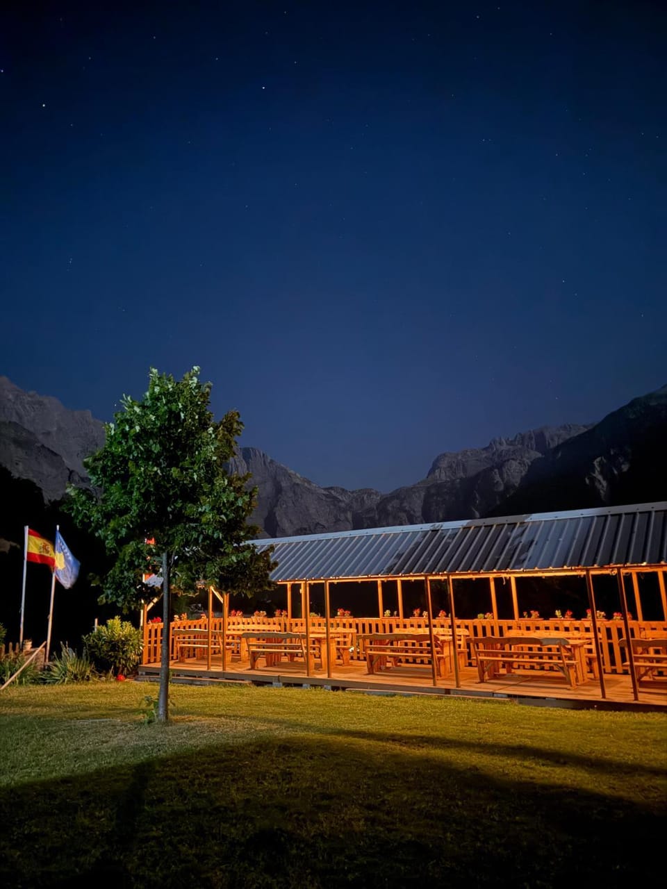 Night, Natural landscape, View (from property/room), Mountain view