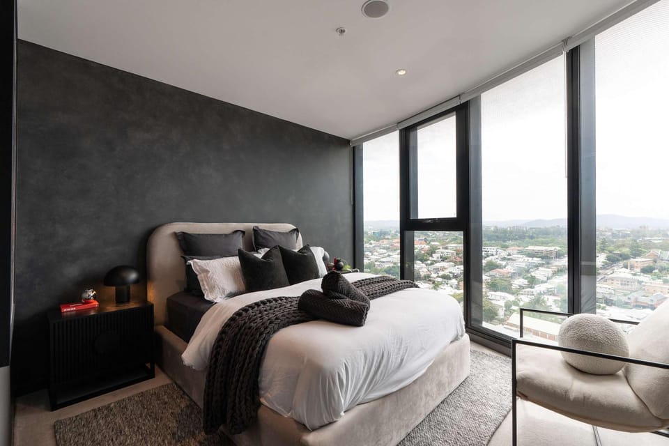 Bed, View (from property/room), Seating area, Bedroom, wardrobe, air conditioner