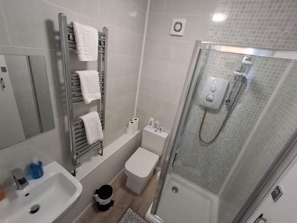 Shower, Toilet, Bathroom, towels