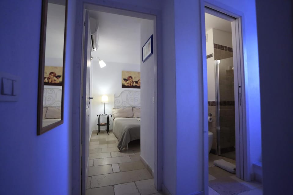 Bed, Bathroom, Bedroom
