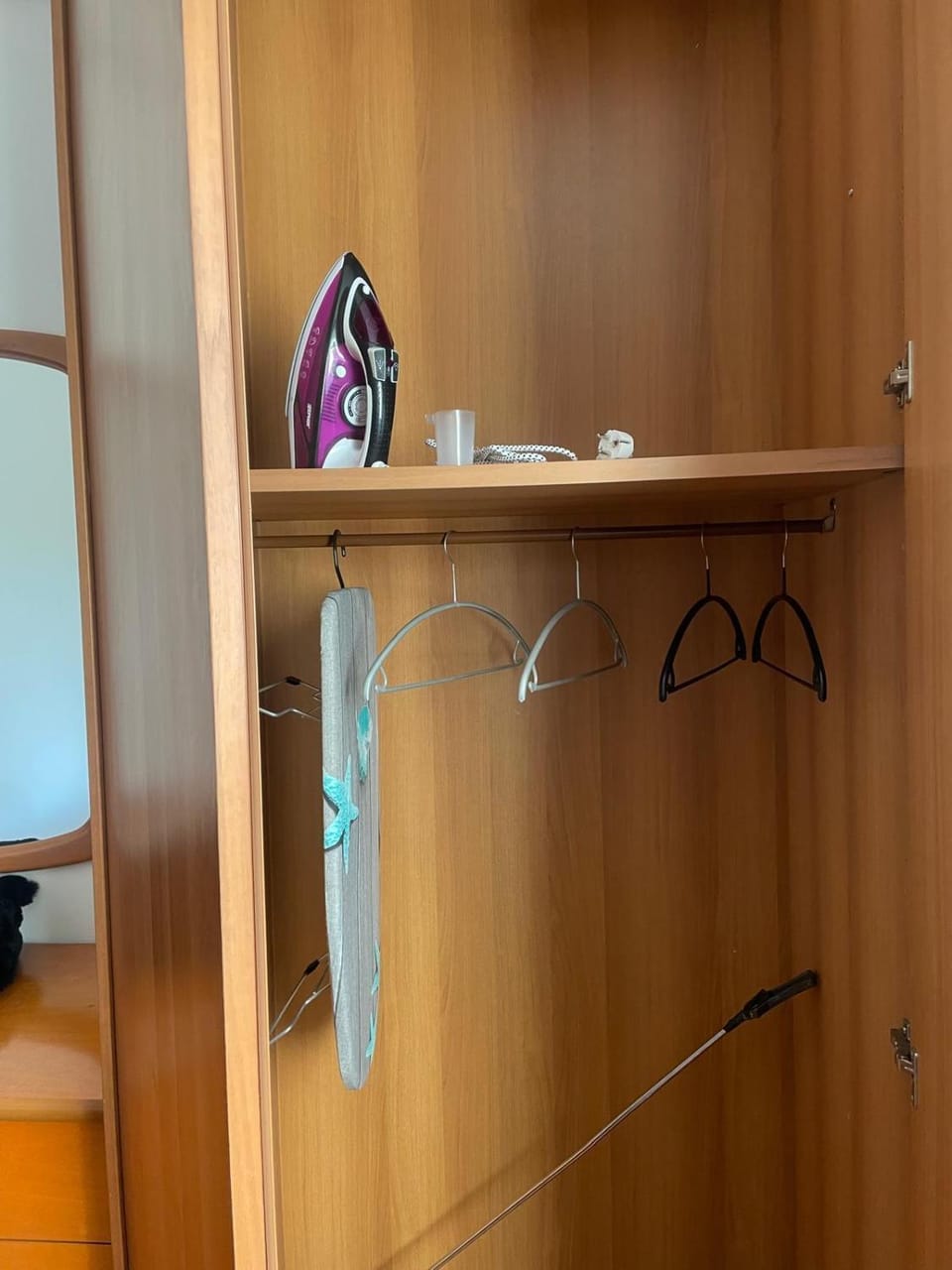 flat iron, wardrobe