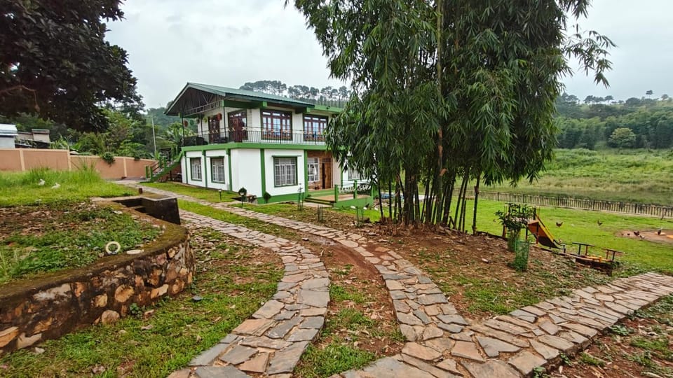 Property building, Spring, Natural landscape, Garden view