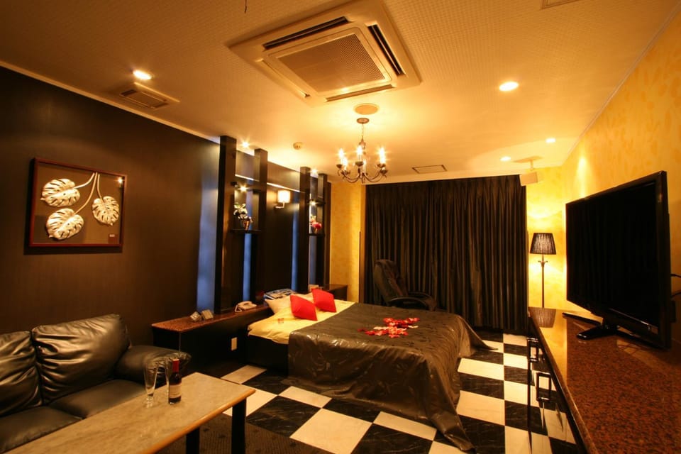 Bed, TV and multimedia, Photo of the whole room, Bedroom, air conditioner