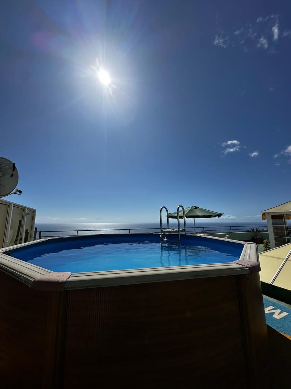 Natural landscape, Solarium, Sea view, Swimming pool, sunbed