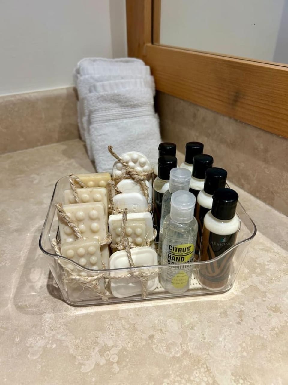 Bathroom, towels