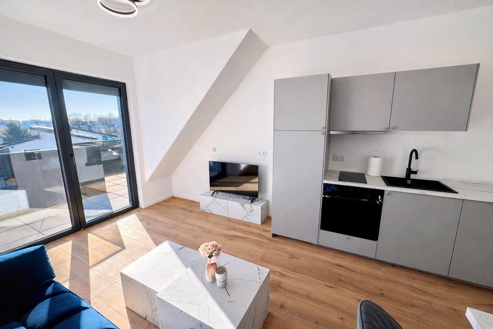 Exklusiv 2BR Penthouse! AC - Big Terrace - Garage! Apartment in Vienna
