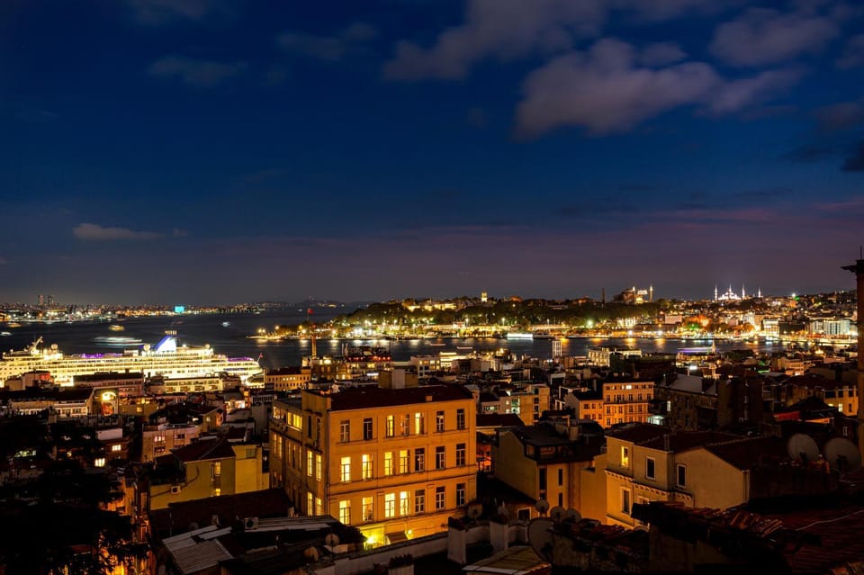 Property building, Night, City view, Landmark view, Sea view