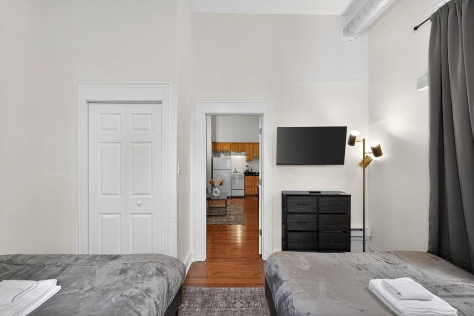 Large 1 BR in Center City with Double Queen Beds and King Sleeper Sofa) Apartment in Philadelphia