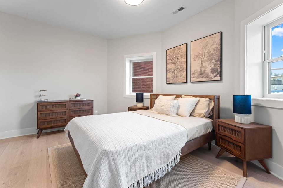 Bed, Photo of the whole room, Bedroom, hair dresser