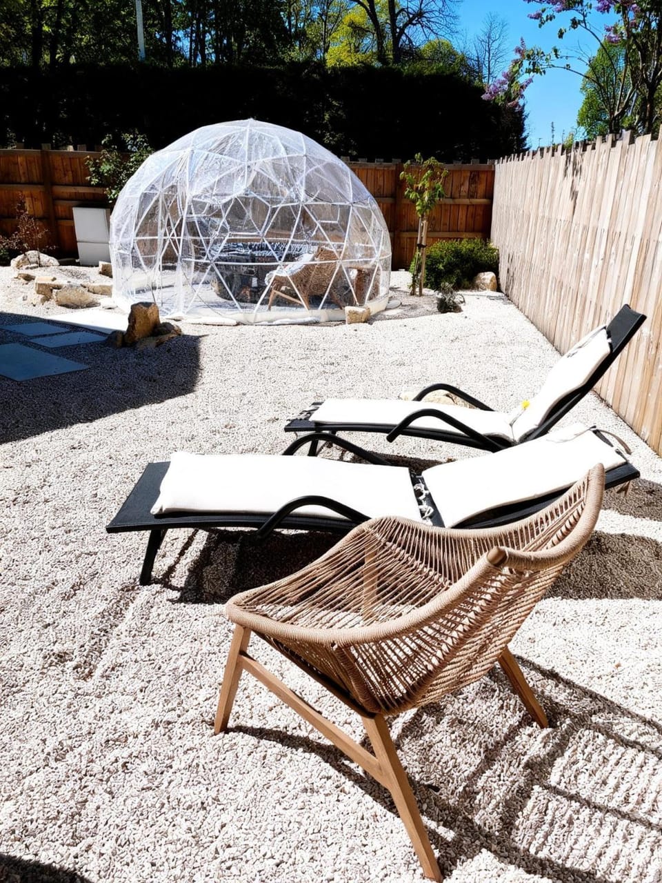 Garden, sunbed