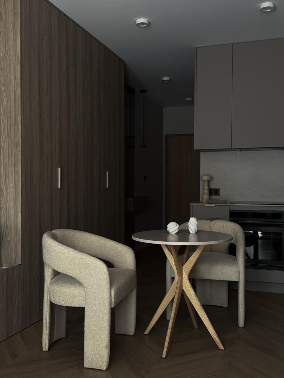 Kitchen or kitchenette, Dining area