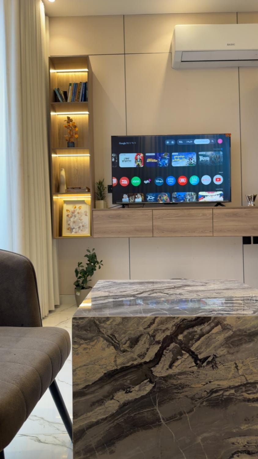 استوديو فاخر ببلكونة بحي السلام ووصول ذاتي Apartment in Riyadh