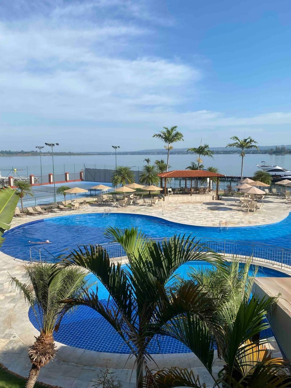 Estiloso Flat Particular no Lake Side Hotel in State of Goiás