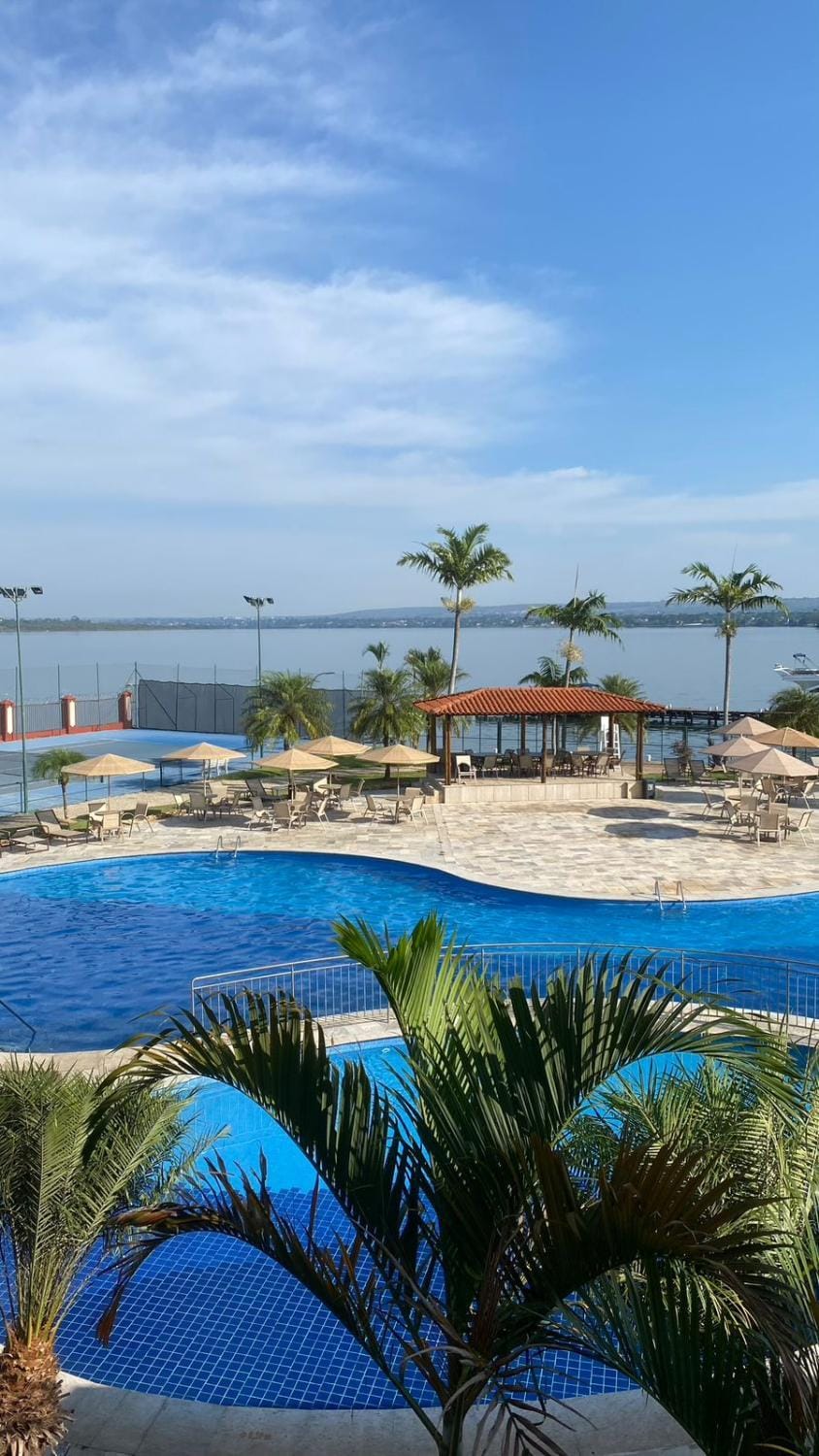 Estiloso Flat Particular no Lake Side Hotel in State of Goiás