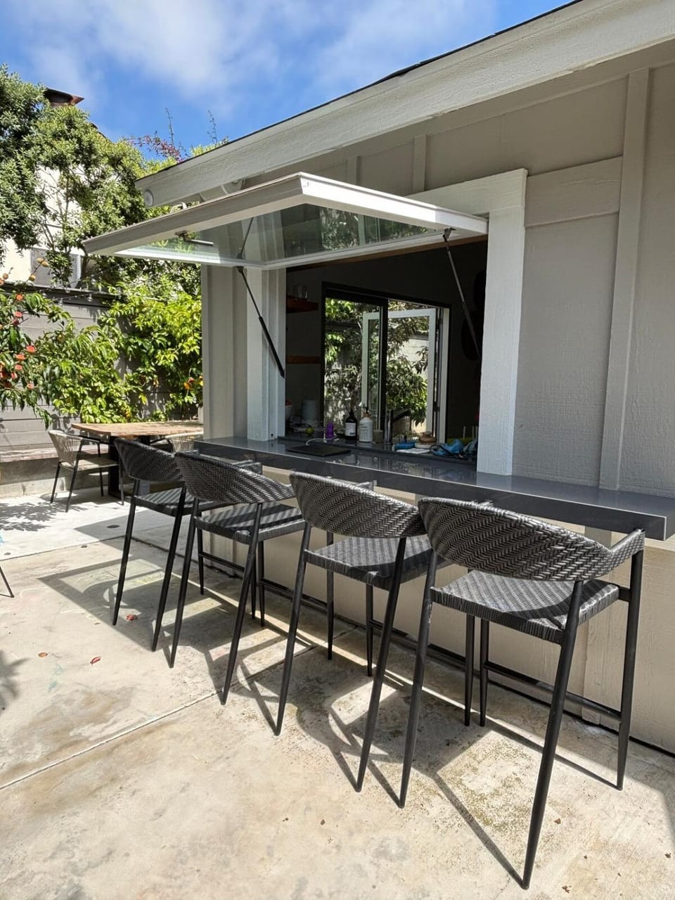 Patio, Seating area, Dining area