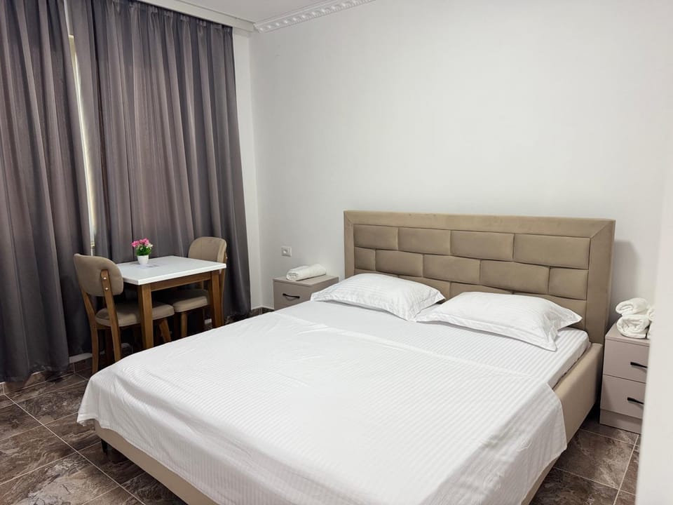 Bed, Living room, Bedroom
