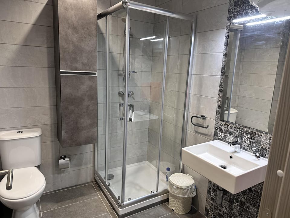 Shower, Toilet, Bathroom, towels