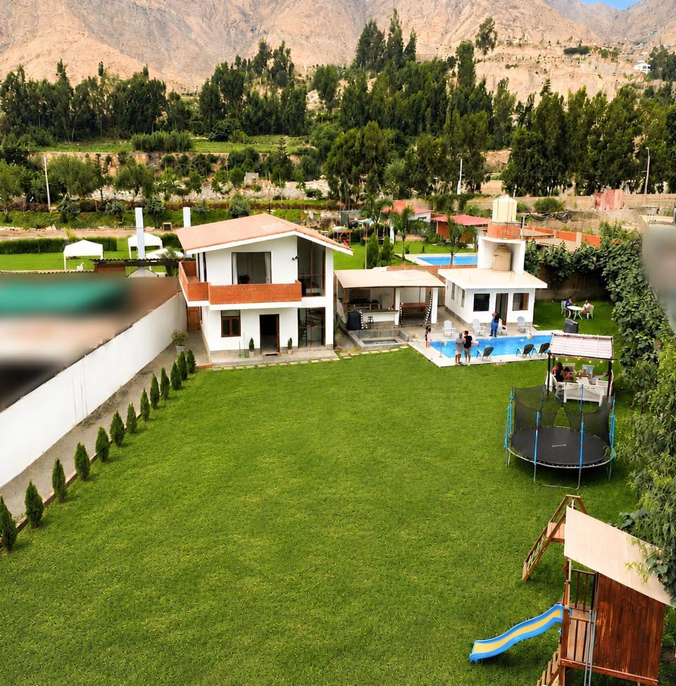 Bird's eye view, Garden