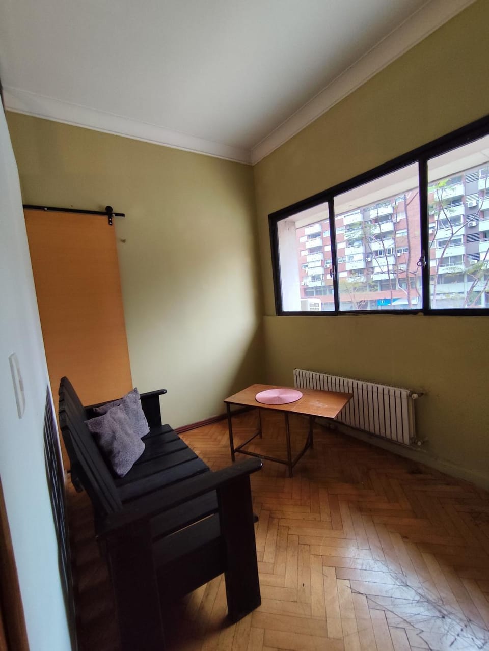 Living room, Seating area, City view