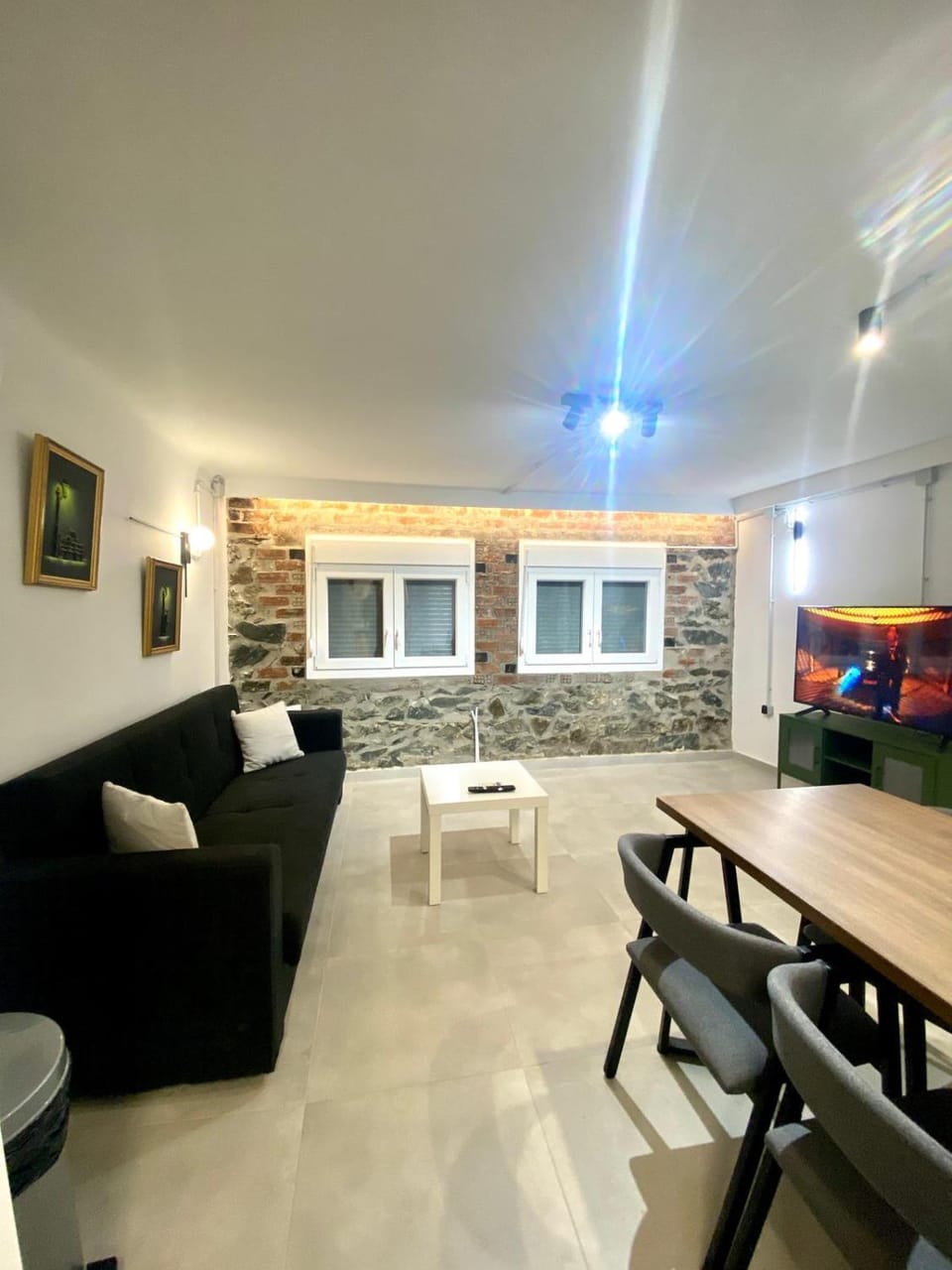 Living room, Seating area, Dining area