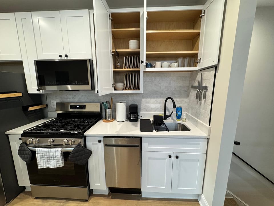 Kitchen or kitchenette, dishwasher, oven, kitchen