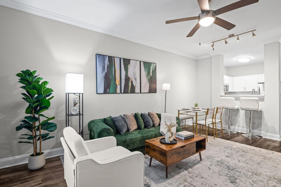 Living room, Seating area, Dining area
