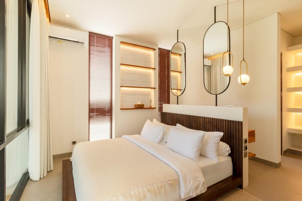 Bed, Bedroom, air conditioner