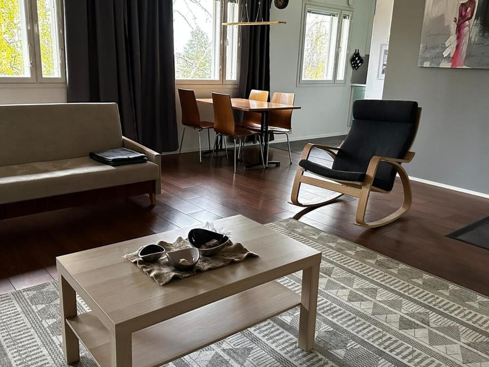 Vanhan paloaseman loft -asunto Apartment in Finland